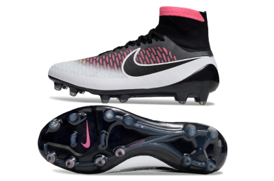 Nike Magista Obra FG Firm Ground Soccer Cleats - Black/Vibrant Pink/White