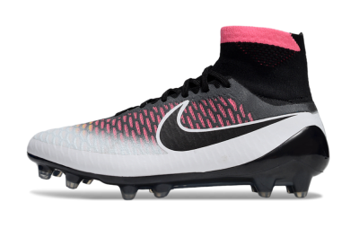 Nike Magista Obra FG Firm Ground Soccer Cleats - Black/Vibrant Pink/White