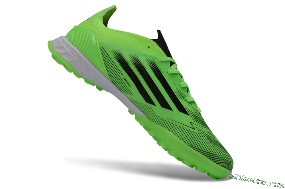 Adidas F50 Pro TF Artificial Turf Soccer Shoes - Green/Neon Green/Electric Green 4