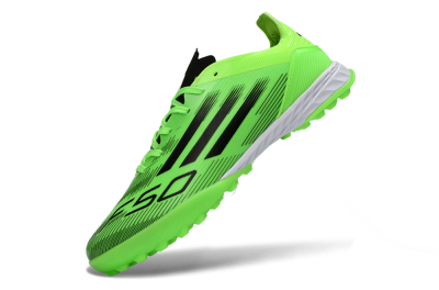 Adidas F50 Pro TF Artificial Turf Soccer Shoes - Green/Neon Green/Electric Green