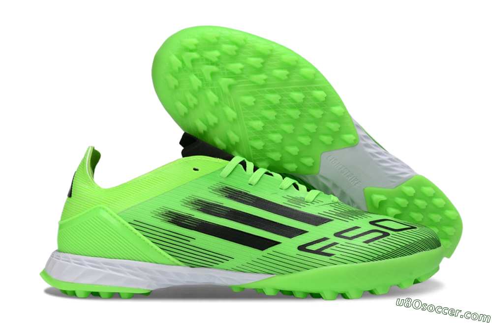 Adidas F50 Pro TF Artificial Turf Soccer Shoes - Green/Neon Green/Electric Green 1