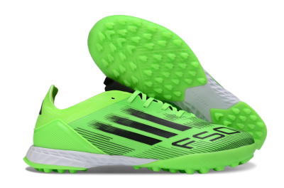 Adidas F50 Pro TF Artificial Turf Soccer Shoes - Green/Neon Green/Electric Green