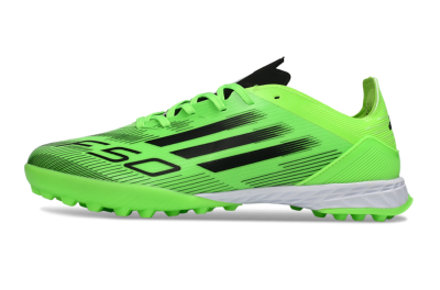 Adidas F50 Pro TF Artificial Turf Soccer Shoes - Green/Neon Green/Electric Green