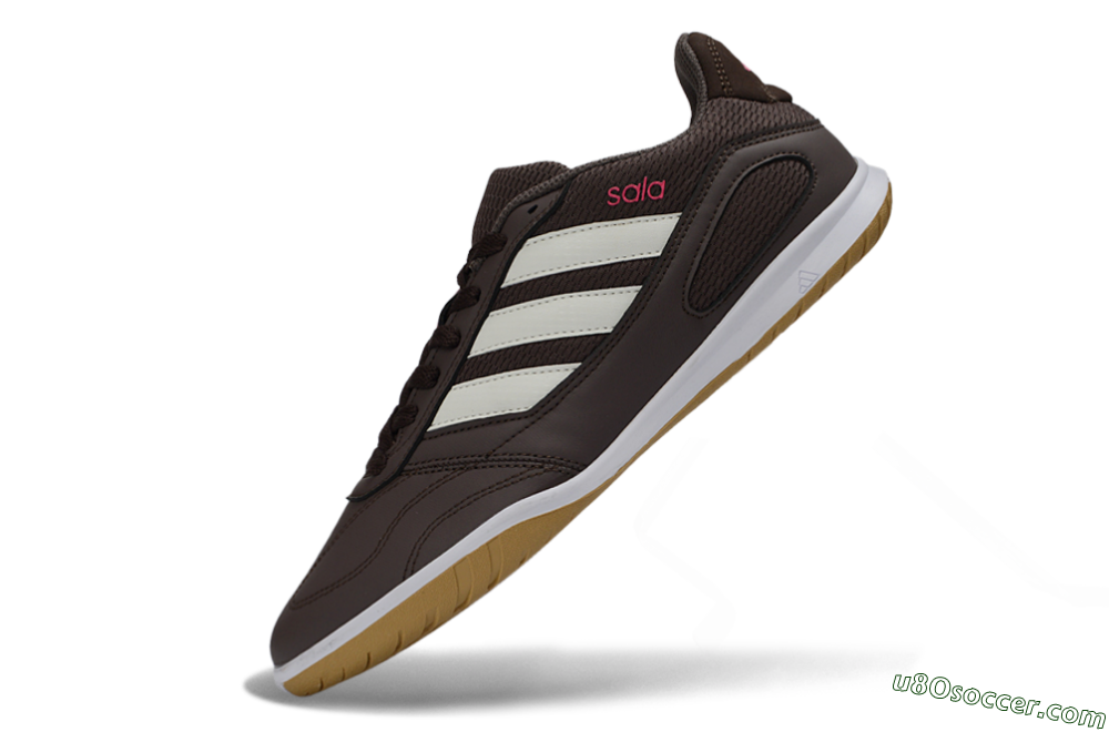 Adidas Top Sala IC Indoor & Futsal Soccer Shoes - Brown/Cream/Gold 5