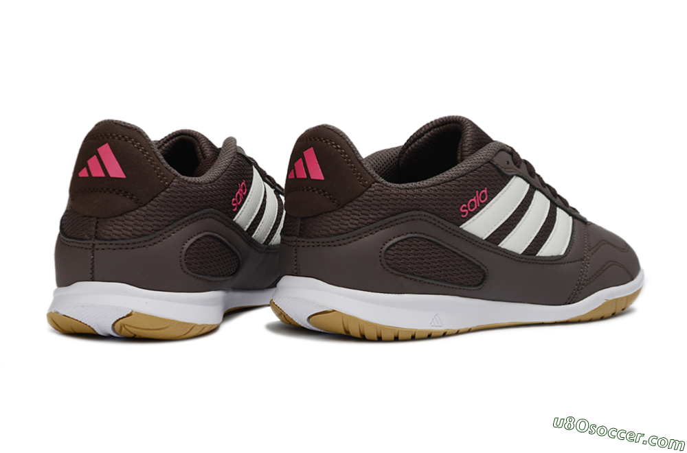 Adidas Top Sala IC Indoor & Futsal Soccer Shoes - Brown/Cream/Gold 6