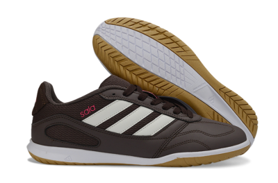 Adidas Top Sala IC Indoor & Futsal Soccer Shoes - Brown/Cream/Gold