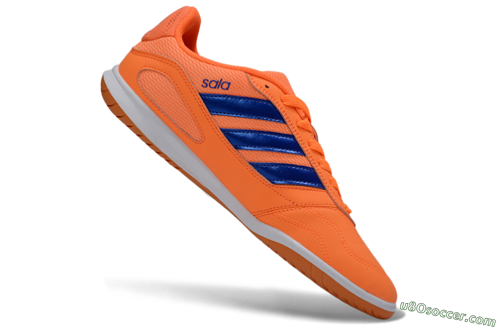 Adidas Top Sala IC Indoor & Futsal Soccer Shoes - Orange/Vibrant Orange/Deep Blue 4