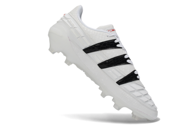 Adidas Predator 25 Elite FG Firm Ground Soccer Cleats - White/Black/Red