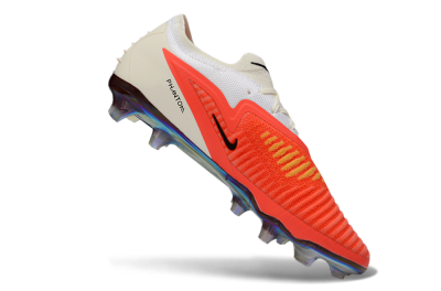 Nike Phantom 6 Low Elite FG Firm Ground Soccer Cleats - Orange/Coral Highlight/Silken Cream