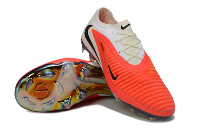 Nike Phantom 6 Low Elite FG Firm Ground Soccer Cleats - Orange/Coral Highlight/Silken Cream