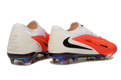 Nike Phantom 6 Low Elite FG Firm Ground Soccer Cleats - Orange/Coral Highlight/Silken Cream