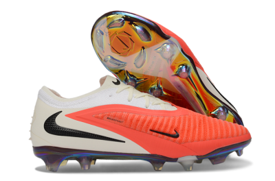 Nike Phantom 6 Low Elite FG Firm Ground Soccer Cleats - Orange/Coral Highlight/Silken Cream