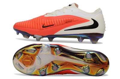 Nike Phantom 6 Low Elite FG Firm Ground Soccer Cleats - Orange/Coral Highlight/Silken Cream