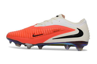 Nike Phantom 6 Low Elite FG Firm Ground Soccer Cleats - Orange/Coral Highlight/Silken Cream