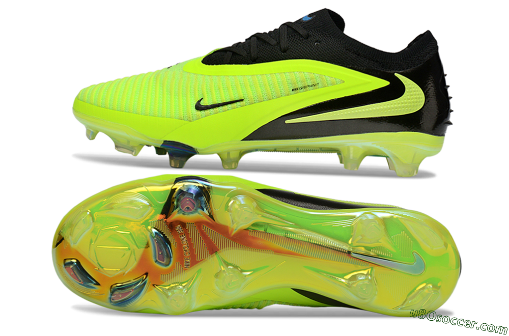Nike Phantom 6 Low Elite FG Firm Ground Soccer Cleats - Yellow/Electric Lime/Black 0