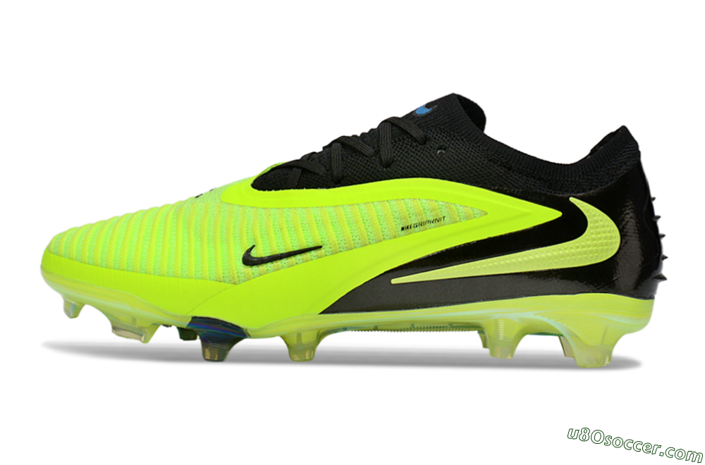 Nike Phantom 6 Low Elite FG Firm Ground Soccer Cleats - Yellow/Electric Lime/Black 2
