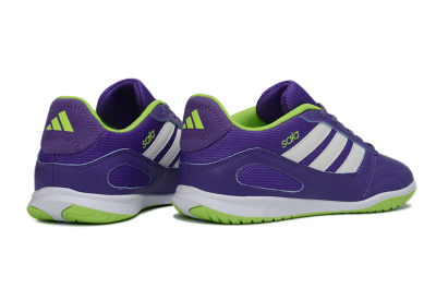 Adidas Top Sala IC Indoor & Futsal Soccer Shoes - Purple/Lime Green/White