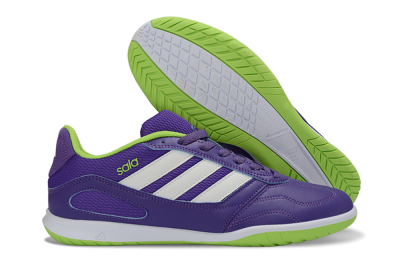 Adidas Top Sala IC Indoor & Futsal Soccer Shoes - Purple/Lime Green/White