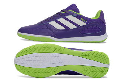 Adidas Top Sala IC Indoor & Futsal Soccer Shoes - Purple/Lime Green/White