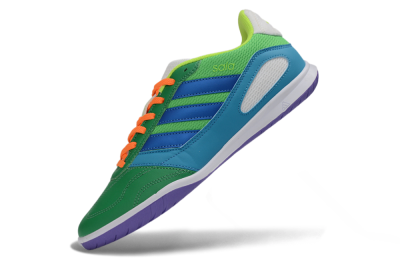 Adidas Top Sala IC Indoor & Futsal Soccer Shoes - Green/Ocean Blue/Lime Punch