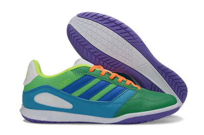 Adidas Top Sala IC Indoor & Futsal Soccer Shoes - Green/Ocean Blue/Lime Punch