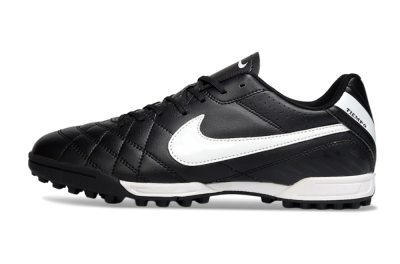 Nike Tiempo Legend 10 Elite TF Artificial Turf Soccer Shoes - Black/White/Gray