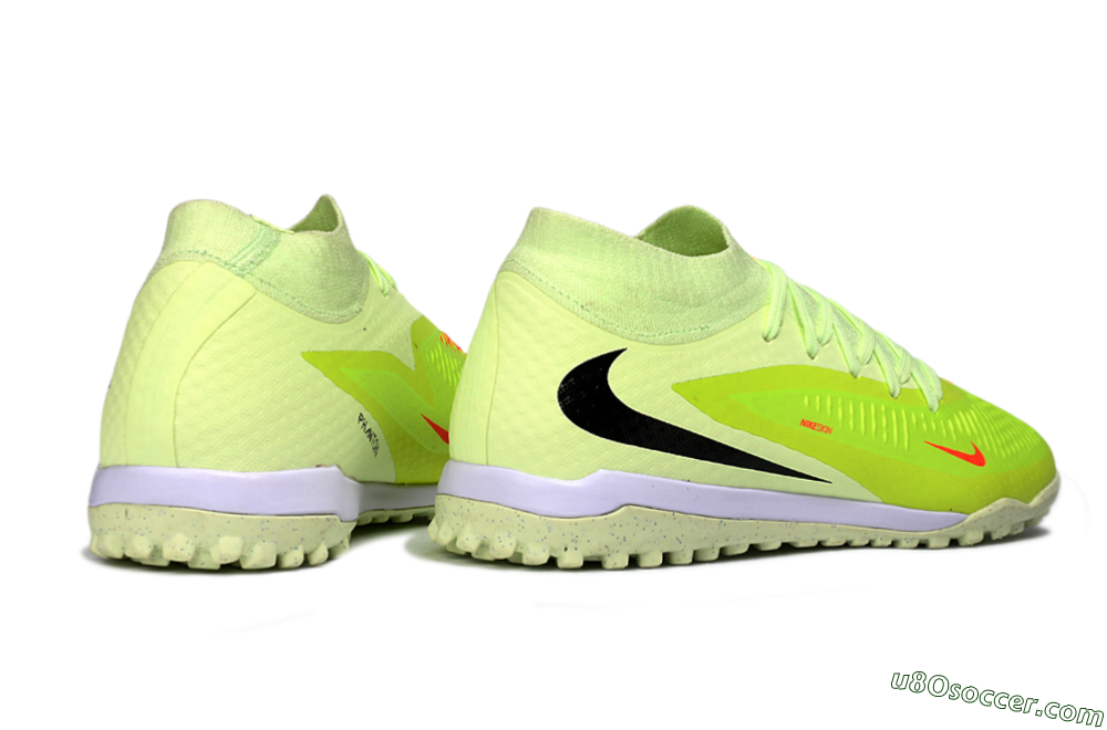 Nike Phantom 6 Elite High TF Artificial Turf Soccer Shoes - Yellow/Electric Lemon/Neon Green 6