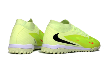 Nike Phantom 6 Elite High TF Artificial Turf Soccer Shoes - Yellow/Electric Lemon/Neon Green