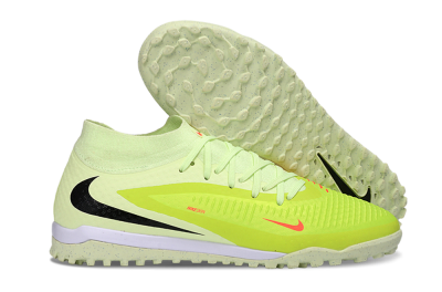 Nike Phantom 6 Elite High TF Artificial Turf Soccer Shoes - Yellow/Electric Lemon/Neon Green