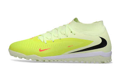 Nike Phantom 6 Elite High TF Artificial Turf Soccer Shoes - Yellow/Electric Lemon/Neon Green