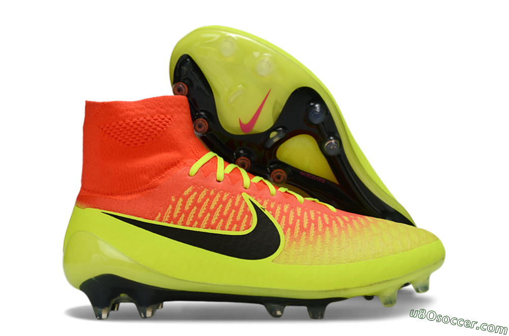 Nike Magista Obra FG Firm Ground Soccer Cleats - Yellow/Electric Yellow/Fiery Orange 1