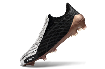 Adidas F50 Spider Elite FG Firm Ground Soccer Cleats - Black/Metallic Brown/White