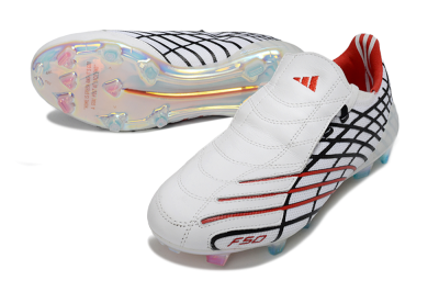 Adidas F50 Spider Elite FG Firm Ground Soccer Cleats - White/Dynamic Red/Black