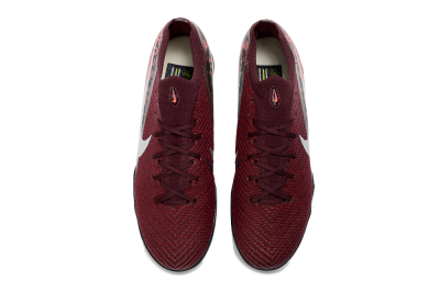 Nike Air Zoom Mercurial Vapor 16 Elite TF Artificial Turf Soccer Shoes - Maroon/Crimson Red/Black