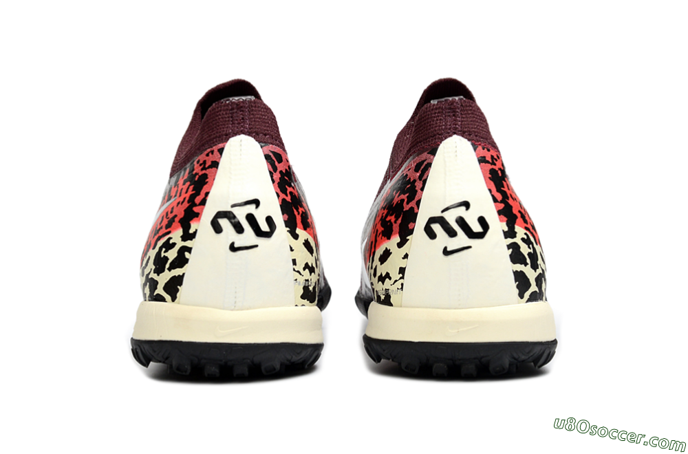 Nike Air Zoom Mercurial Vapor 16 Elite TF Artificial Turf Soccer Shoes - Maroon/Crimson Red/Black 5