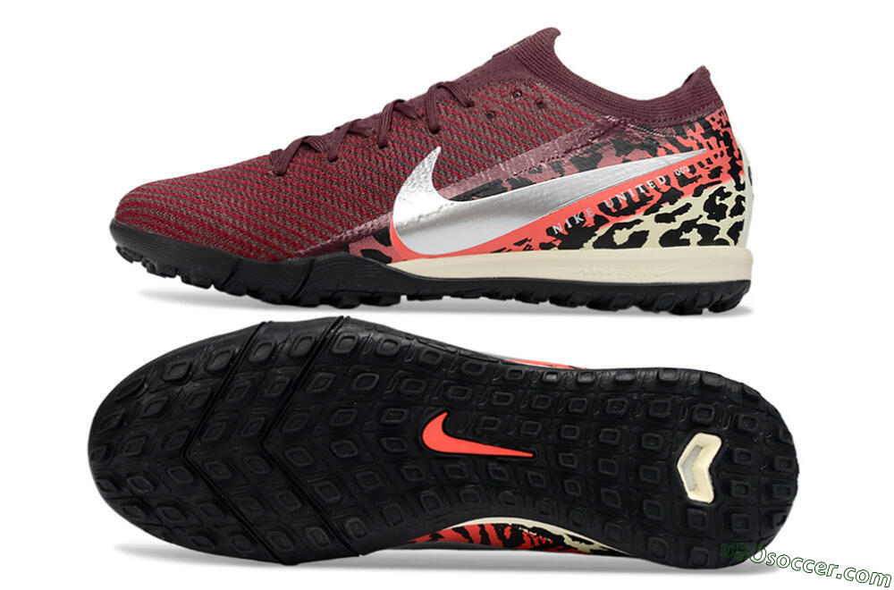 Nike Air Zoom Mercurial Vapor 16 Elite TF Artificial Turf Soccer Shoes - Maroon/Crimson Red/Black 0