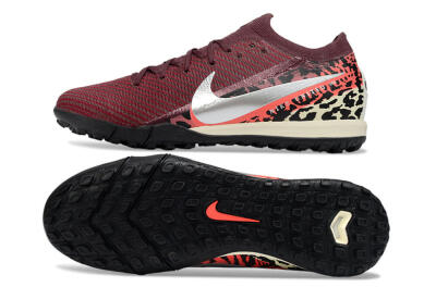 Nike Air Zoom Mercurial Vapor 16 Elite TF Artificial Turf Soccer Shoes - Maroon/Crimson Red/Black