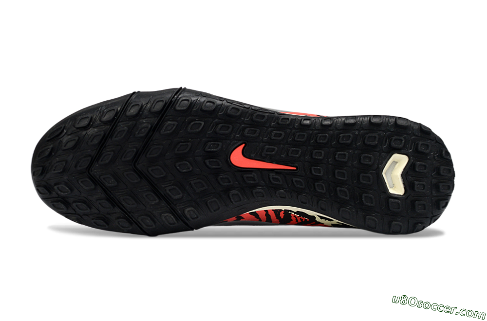 Nike Air Zoom Mercurial Vapor 16 Elite TF Artificial Turf Soccer Shoes - Maroon/Crimson Red/Black 6