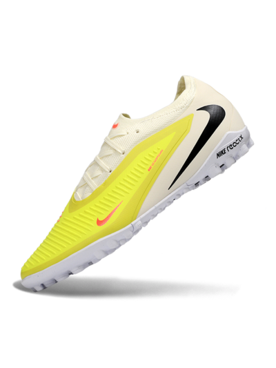 Nike Phantom 6 Elite Low TF Artificial Turf Soccer Shoes - Yellow/Neon Yellow/White