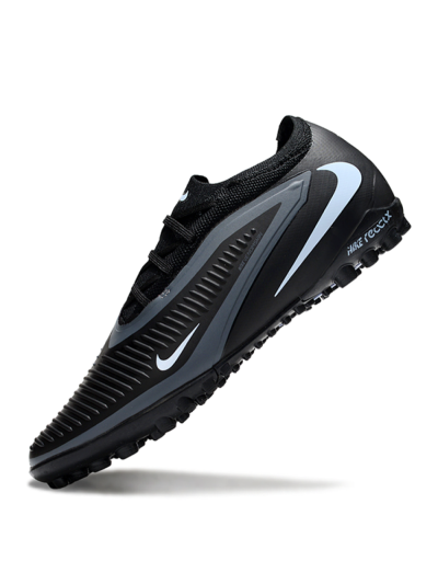 Nike Phantom 6 Elite Low TF Artificial Turf Soccer Shoes - Black/Charcoal Gray/White