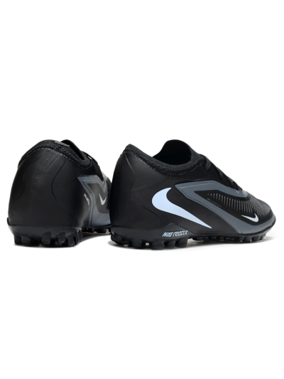 Nike Phantom 6 Elite Low TF Artificial Turf Soccer Shoes - Black/Charcoal Gray/White
