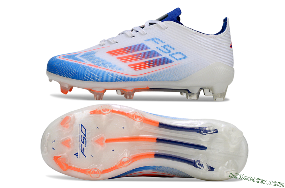 Adidas F50 Elite FG Firm Ground Soccer Cleats - Blue/Electric Blue/White 0