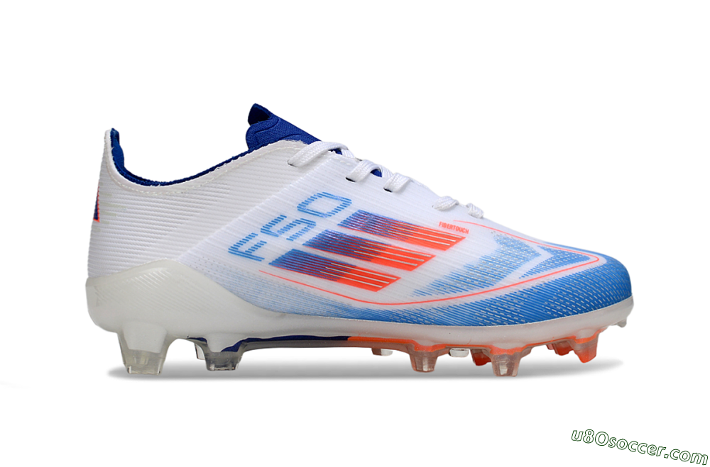 Adidas F50 Elite FG Firm Ground Soccer Cleats - Blue/Electric Blue/White 6