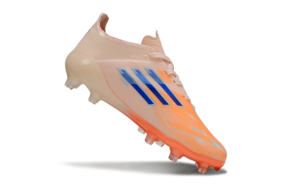 Adidas F50 Elite AG Artificial Grass Soccer Cleats - Peach/Vibrant Orange/Cool Blue