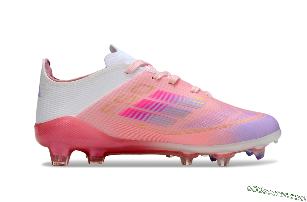 Adidas F50 Elite FG Firm Ground Soccer Cleats - Pink/Pastel Dream/Sunset Glow 6