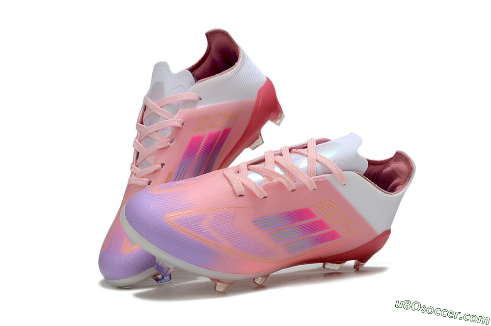 Adidas F50 Elite FG Firm Ground Soccer Cleats - Pink/Pastel Dream/Sunset Glow 2