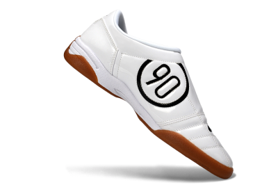 Nike Total 90 III IC Indoor & Futsal Soccer Shoes - White/Classic Black/Amber Brown