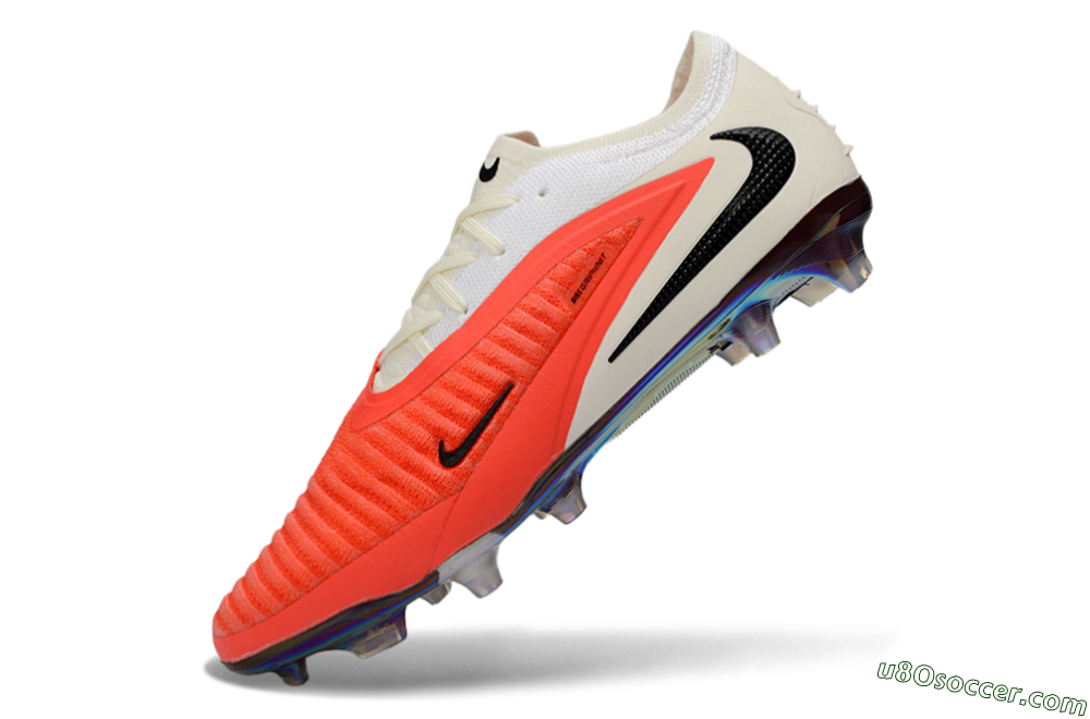 Nike Phantom 6 Elite Low FG Firm Ground Soccer Cleats - Coral/Bright Orange/White 5