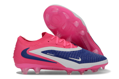 Nike Phantom 6 Elite Low FG Firm Ground Soccer Cleats - Blue/Vibrant Pink/Deep Navy