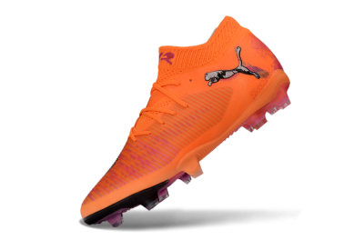 Puma Future 8 Ultimate FG Firm Ground Soccer Cleats - Orange/Sunset Blaze/Crimson Canvas